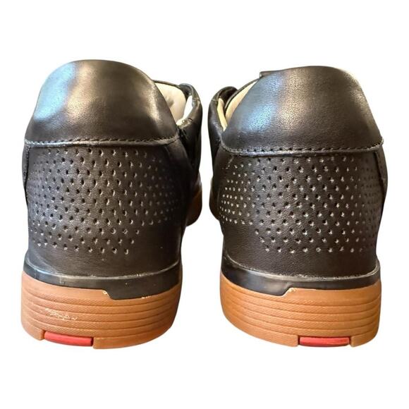 Kizik New York Hands Free Black Leather Sneaker EUC Men size 8 - Picture 5 of 8